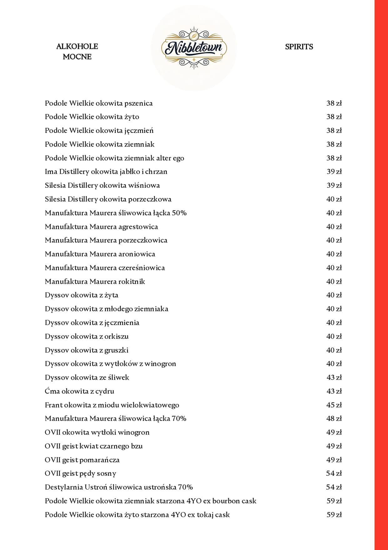Menu NIBBLETOWN – strona 12