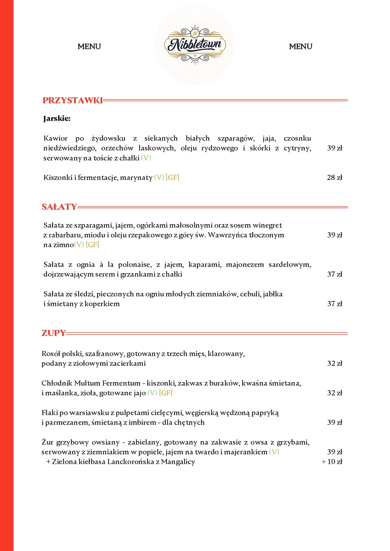 Menu NIBBLETOWN – strona 4