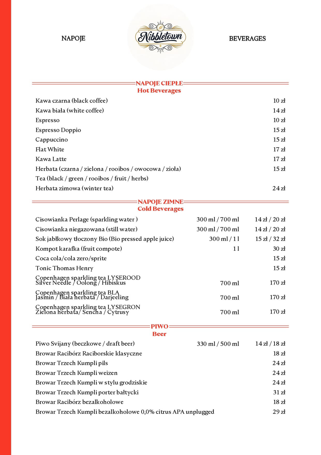 Menu NIBBLETOWN – strona 9